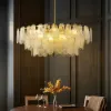Cloude 100 cm 12-Light Glass Chandelier with Bulbs & Adjustable Height