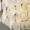 Cloude 100 cm 12-Light Glass Chandelier with Bulbs & Adjustable Height
