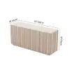 Aura 65" Ash Wood Slatted TV Stand with Sintered Stone Top – AUD-H3167