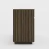 Aura 65" Ash Wood Slatted TV Stand with Sintered Stone Top – AUD-H3169