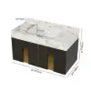 Artis 149cm Tall Bathroom Storage Cabinet & 92cm Wall-Mounted Single Vanity Set
