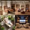 Genuine Leather Power Swivel Rocker Recliner Accent Chair with Phone Holder – AUD-H3177