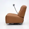 Genuine Leather Power Swivel Rocker Recliner Accent Chair with Phone Holder – AUD-H3177