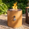 Tevara Outdoor Propane Smokeless Fire Pit Side Table