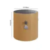 Tevara Outdoor Propane Smokeless Fire Pit Side Table