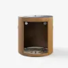 Tevara Outdoor Propane Smokeless Fire Pit Side Table