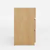 Aura 59" Natural Sintered Stone 6-Drawer Dresser with Lighting