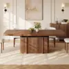 Lineva 71"–91" Extendable Wood 6–8 Seater Dining Table