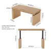Aura 63" Fluted Electric Standing Desk