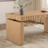 Aura 63" Fluted Electric Standing Desk