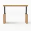 Aura 63" Fluted Electric Standing Desk