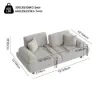 Performance Chenille Adjustable Backrest Sofa