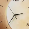 3-Piece Pebble-Shaped Battery-Operated Wall Clock with Acrylic and MDF Panels