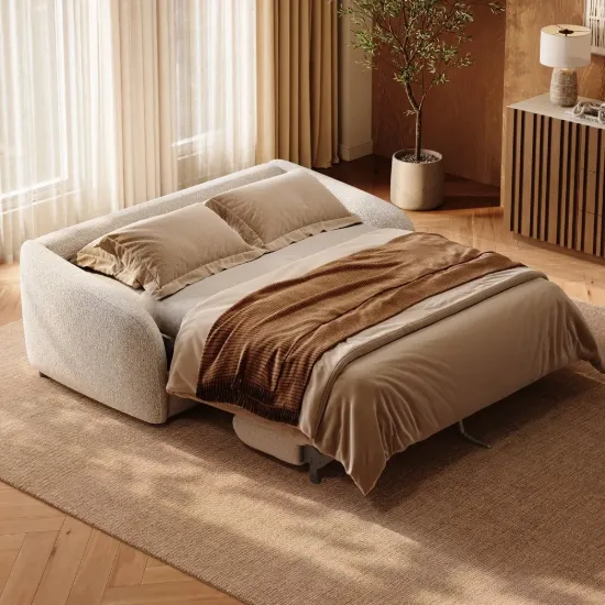 Modern Performance Chenille Sleeper Sofa