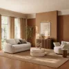 Modern Performance Chenille Sleeper Sofa