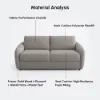 Modern Performance Chenille Sleeper Sofa