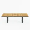 Picture of Tevara Outdoor Extendable Teak & Aluminium Dining Table – Dark Grey