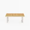 Tevara Outdoor Extendable Teak & Aluminium Dining Table – Sand