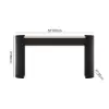 Japandi 60" Oval Sintered Stone Console Table With 2 Drawers – AUD-H3200