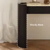 Japandi 60" Oval Sintered Stone Console Table With 2 Drawers – AUD-H3200