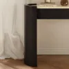 Japandi 60" Oval Sintered Stone Console Table With 2 Drawers – AUD-H3200