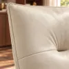 Genuine Leather 360° Swivel Accent Chair