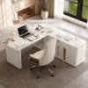 Artis 71" Right-Hand Return Sintered Stone Executive Desk