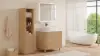 Picture of 31" LED Bathroom Mirror Cabinet with Defogger, 3-Color Light, Tissue Slot