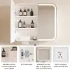 Picture of 31" LED Bathroom Mirror Cabinet with Defogger, 3-Color Light, Tissue Slot