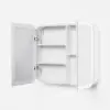 Picture of 31" LED Bathroom Mirror Cabinet with Defogger, 3-Color Light, Tissue Slot