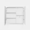 Picture of 31" LED Bathroom Mirror Cabinet with Defogger, 3-Color Light, Tissue Slot