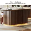 Aura 94" Rectangular Sintered Stone 10-Seater Dining Table