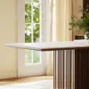 Aura 94" Rectangular Sintered Stone 10-Seater Dining Table