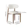 47"–79" Extendable Wood Dining Table Set with 4 Chairs