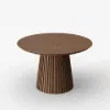 Dining Set 120-200 cm Solid Wood Extendable Dining Table with 6 Chairs