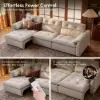 126" 3-Seater Genuine Leather Power Convertible Sleeper Sofa with Adjustable Headrests