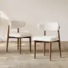 Picture of 79"-95" Extendable Sintered Stone Dining Table Set with 6 Chairs