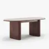 Picture of 79"-95" Extendable Sintered Stone Dining Table Set with 8 Chairs