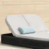 Costra Outdoor Aluminium & Rattan Chaise Lounge in Black
