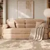 81" Queen 3-Seater Velvet 4 in 1 Futon Convertible Sleeper Sofa