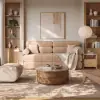 81" Queen 3-Seater Velvet 4 in 1 Futon Convertible Sleeper Sofa