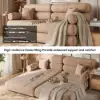 81" Queen 3-Seater Velvet 4 in 1 Futon Convertible Sleeper Sofa