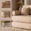 81" Queen 3-Seater Velvet 4 in 1 Futon Convertible Sleeper Sofa