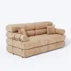 81" Queen 3-Seater Velvet 4 in 1 Futon Convertible Sleeper Sofa