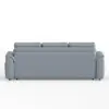 Picture of 233cm King Faux Leather Pull-out Sleeper Sofa with Storage and Side Pockets – AUD-H3223