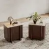 Picture of Lineva 24" 2-Drawer Nightstand, Set of 2