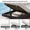Tevara 7-Piece Outdoor Teak & Aluminium Modular Sofa Set for 6 in Sand with Ivory Cover