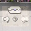 Cocaro 8-Piece Outdoor Rope Weave Swivel Sofa Set with Cover – Light Grey – AUD-H3236