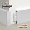 Picture of Aluminium Skirting Board, Minimalist 6cm 8/10cm Black Brushed Metal Skirting for Projects