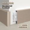 Picture of Aluminium Skirting Board, Minimalist 6cm 8/10cm Black Brushed Metal Skirting for Projects